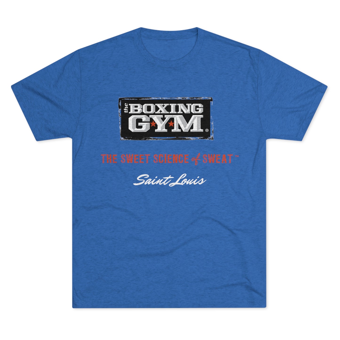 The Boxing Gym Logo Unisex Tri-Blend Crew Tee