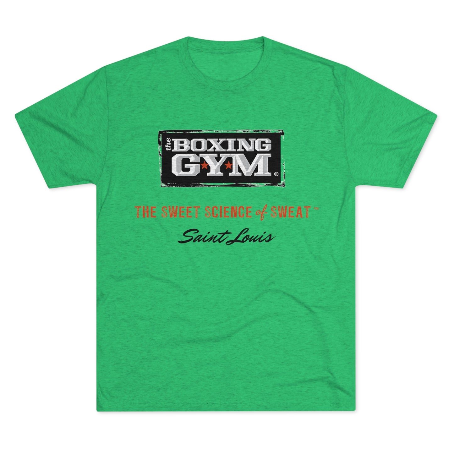 The Boxing Gym Logo Unisex Tri-Blend Crew Tee
