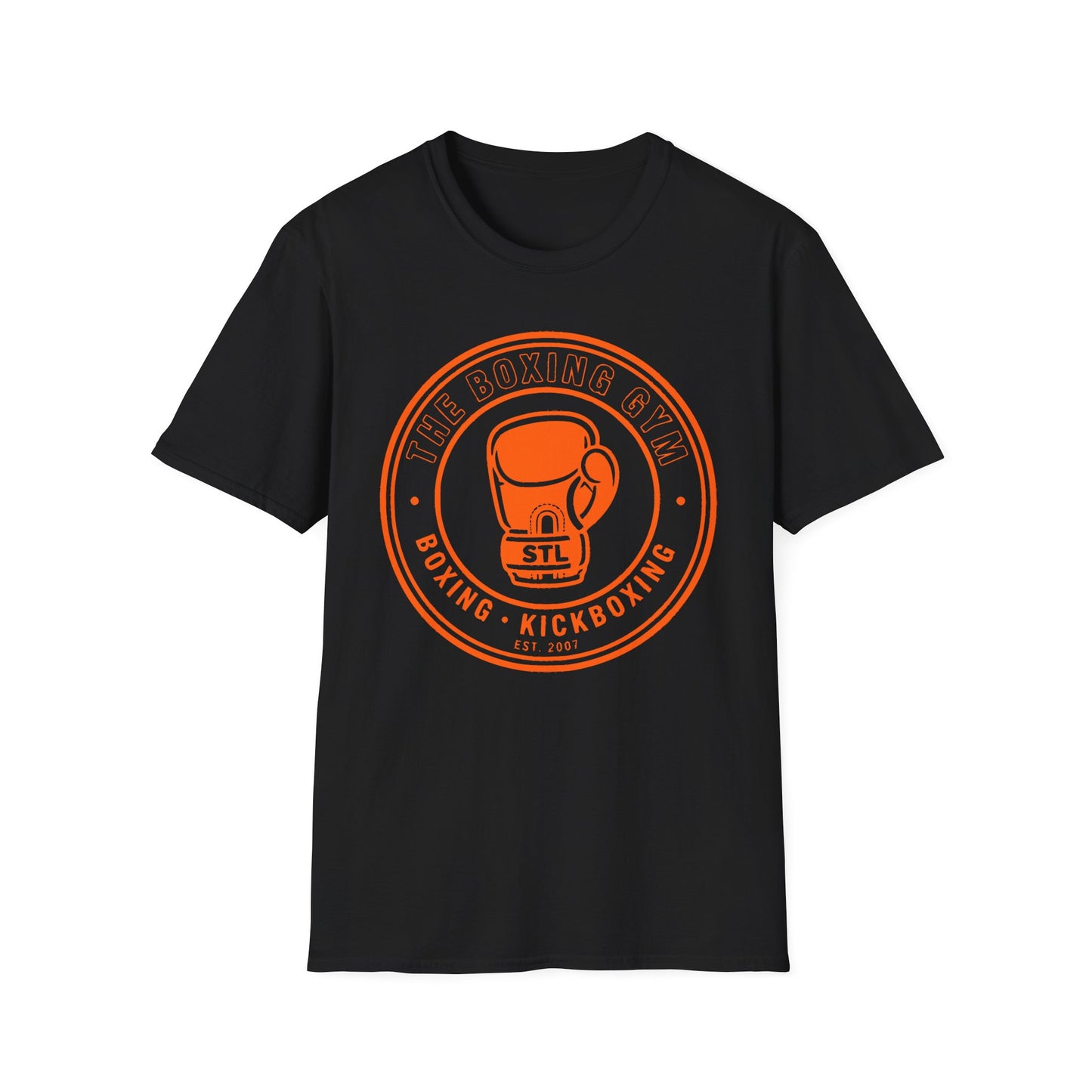 Boxing Gym Logo T‑Shirt — Retro Boxing & Kickboxing Tee