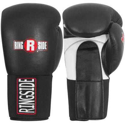 Ringside IMF Tech™ Hook And Loop Sparring Boxing Gloves in Black