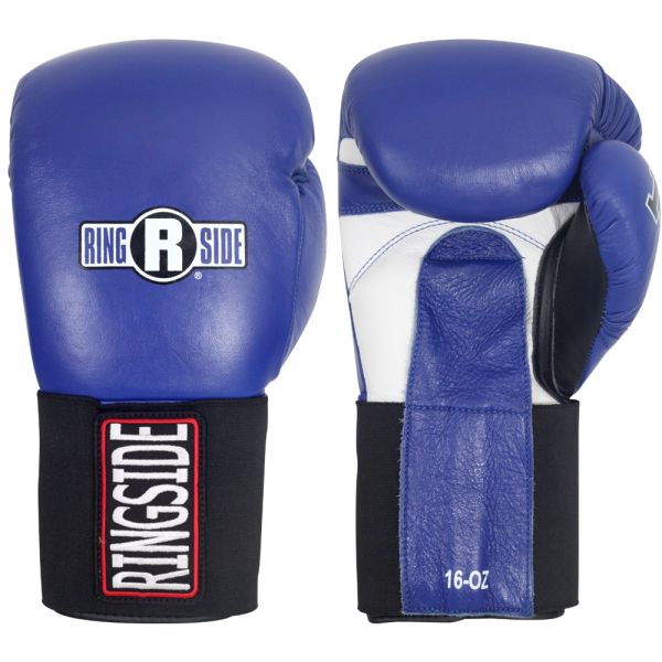 Ringside IMF Tech™ Hook And Loop Sparring Boxing Gloves in Blue