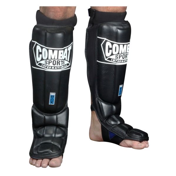 Grapling Guard Combat Sports Gel Shock™ Pro Style Grappling Shin Guards – The Boxing ...